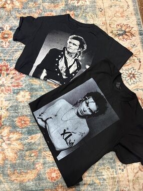 Black Adam Ant Custom Band Tees - Sz S